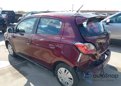 2024 Mitsubishi Mirage Es/Le from USA, damaged, VIN ML32AUHJ4RH017590